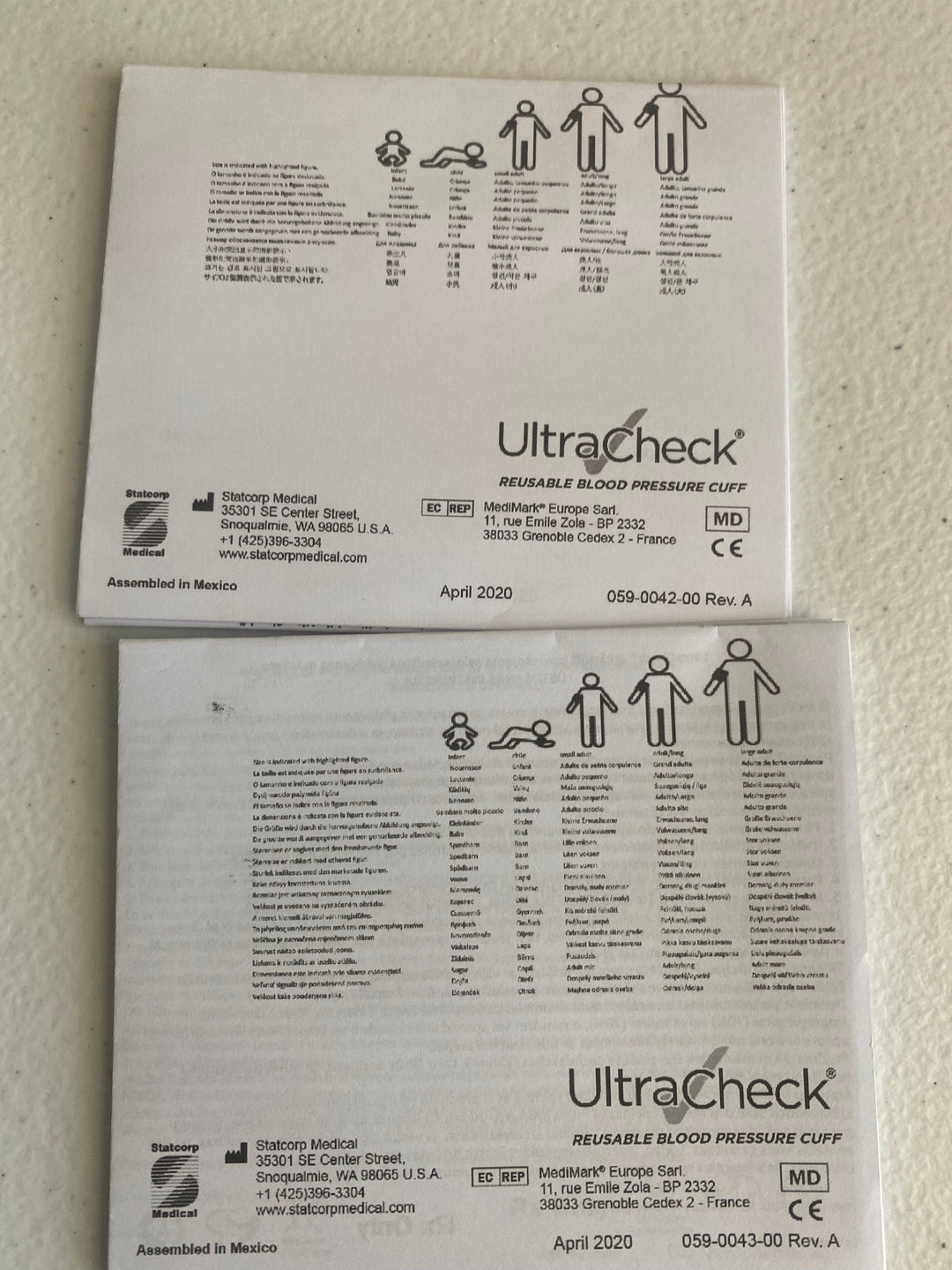 Ultracheck Nylon Reusable BP Cuff Adult Regular 26CM - 35CM Single Tube