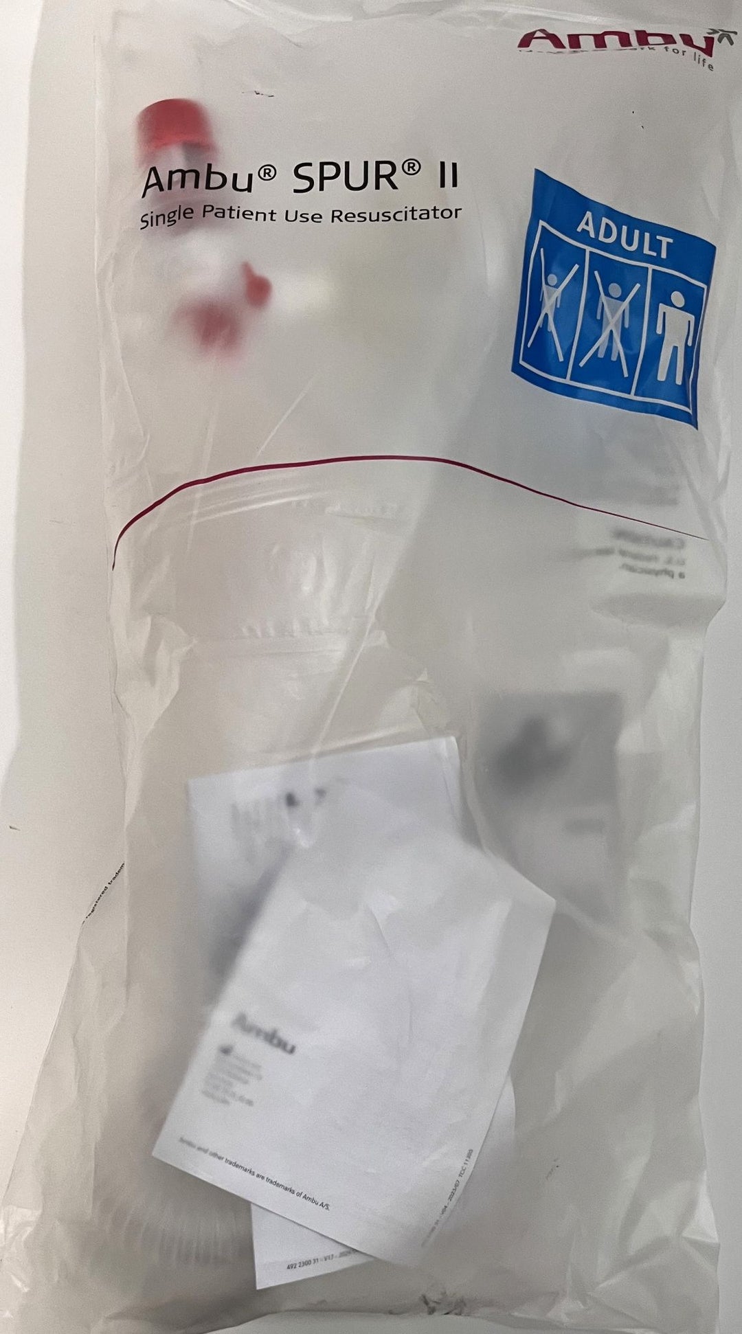 Ambu 524611001 Spur II Adult Resuscitator (6-Pack) – Single-Use BVM
