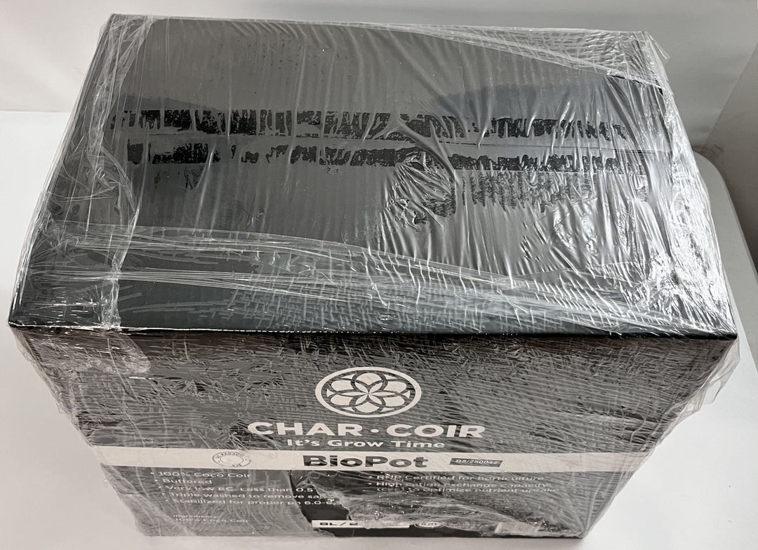 Char Coir BioPot 8L / 2.1 Gal, RHP Certified, Case of 10