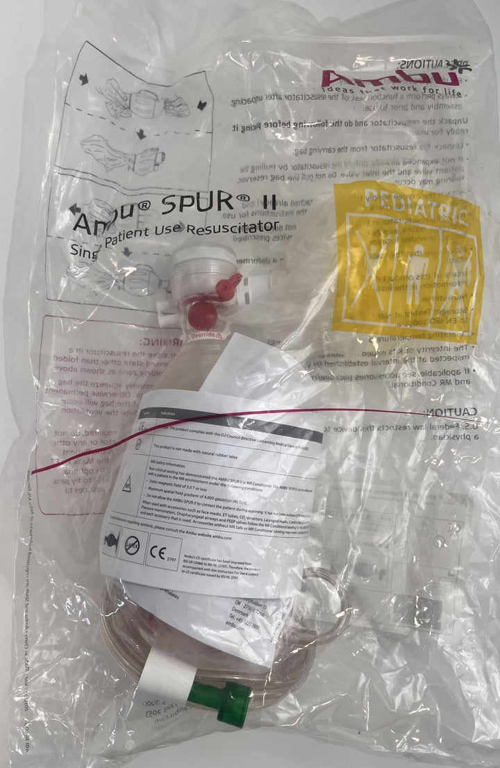 Ambu 530613001 SPUR II Pediatric Resuscitator (6-Pack)