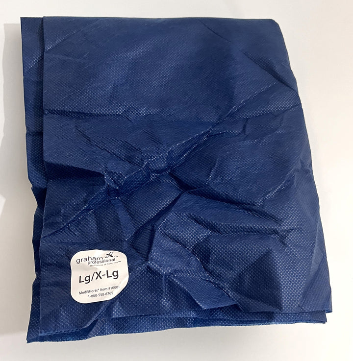 Graham MediShorts Disposable Exam Shorts, Large/X-Large, 50-Pack
