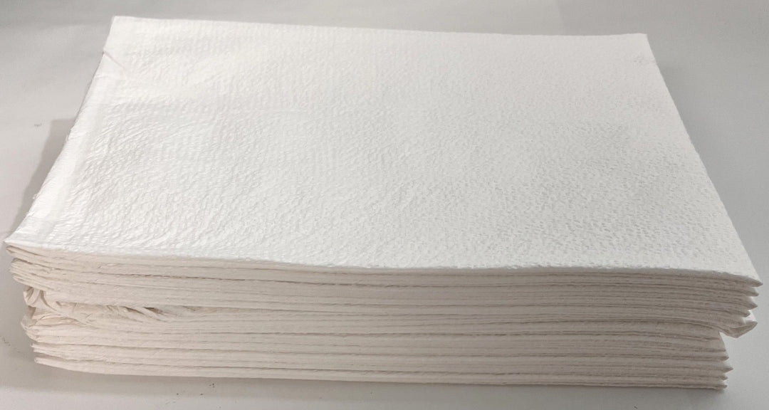 MediChoice Pillow Cases MCDPC001 21"x30" White, Disposable, 100-Pack – Standard Tissue + Poly