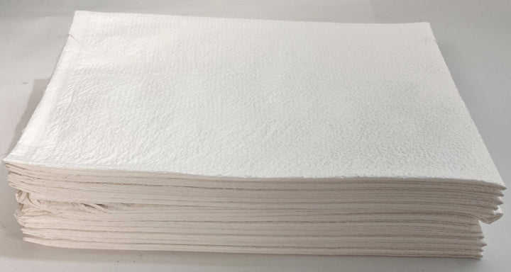 MediChoice Pillow Cases MCDPC001 21"x30" White, Disposable, 100-Pack – Standard Tissue + Poly