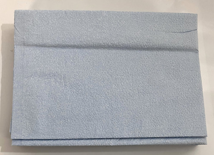 TIDI 919363 Disposable Pillow Cases, 21"x30" Blue, Tissue/Poly, 100-Pack, Standard Size, Hygiene