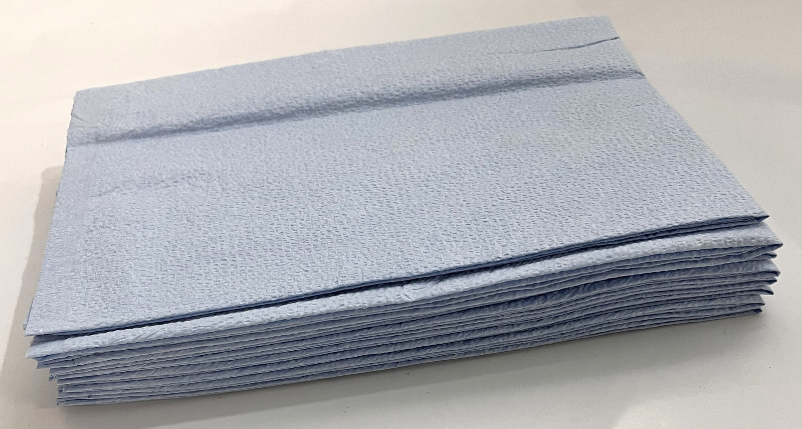 TIDI 919363 Disposable Pillow Cases, 21"x30" Blue, Tissue/Poly, 100-Pack, Standard Size, Hygiene