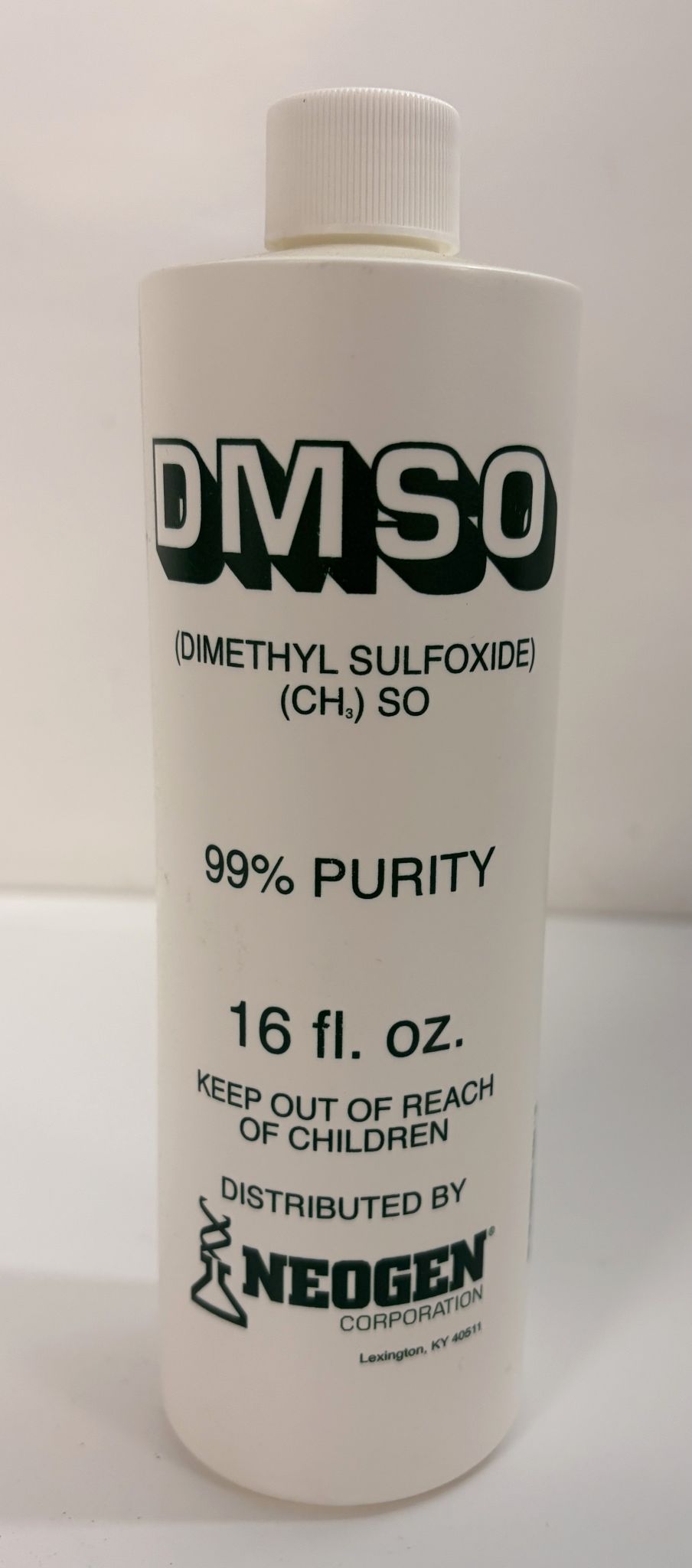 DMSO Dimethyl Sulfoxide 99% Purity Fluid 16 oz