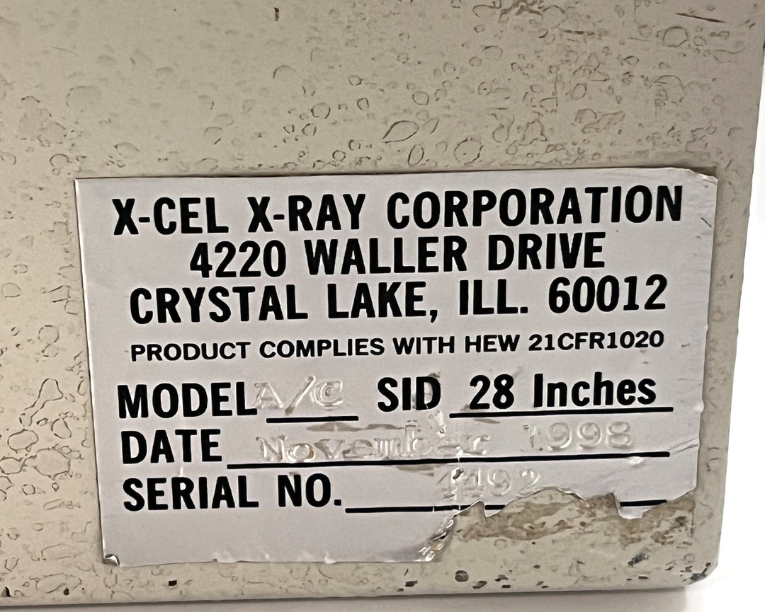 Pre-Owned X-Cel X-Ray FB-700 A/C Podiatry X-Ray Machine
