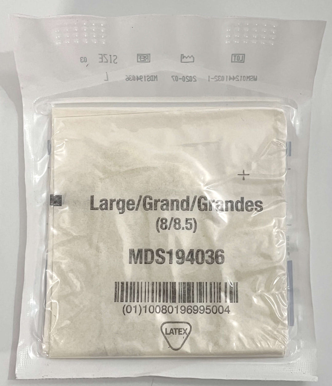 Medline MDS194036 Sterile Procedure Exam Gloves, Large, Box of 50 Pairs.