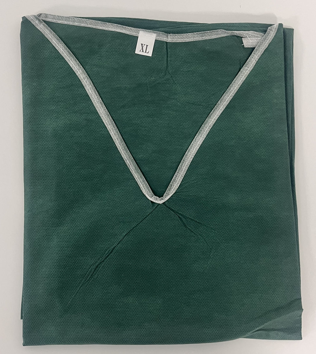 Graham Medical Disposable Scrub Top, Nonwoven Green (30-Pack)