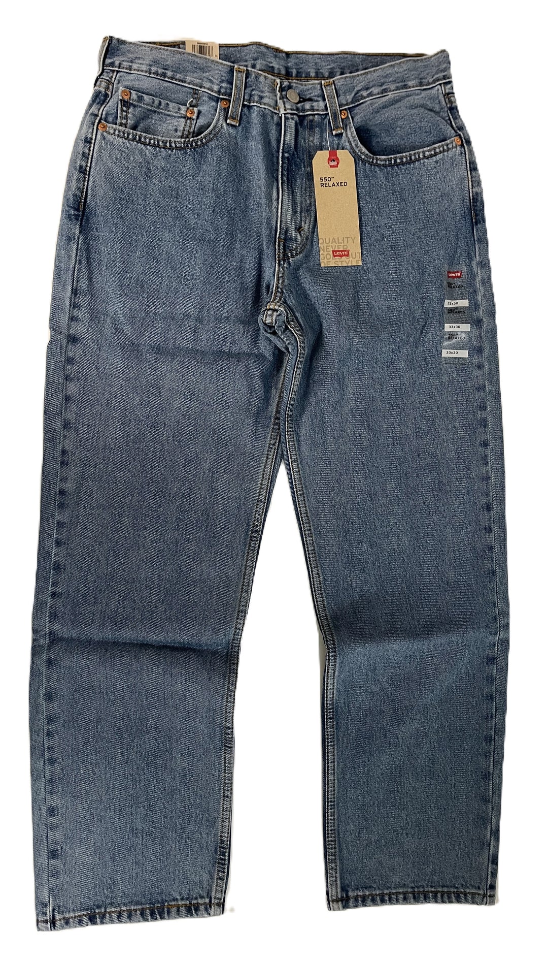 Levi's Men's 550 Relaxed Fit Jeans size 33" W x 30" L