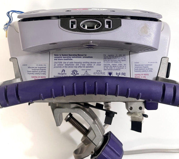 Pre-Owned Hospira Symbiq IPX1 Dual Channel Infusion Pump System AS-IS. NO RETURNS.
