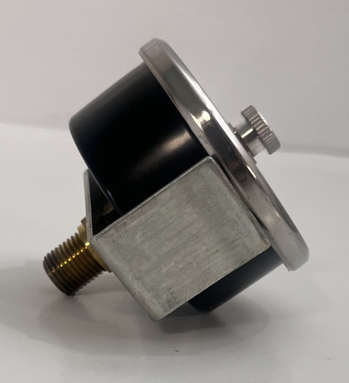 RPI Pressure Gauge TUG012 for Tuttnauer Autoclave, 2.5" dial, reads 0–60 PSIG, replacement part.