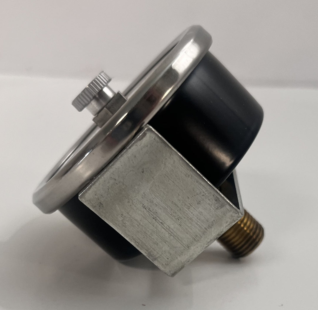 RPI Pressure Gauge TUG012 for Tuttnauer Autoclave, 2.5" dial, reads 0–60 PSIG, replacement part.