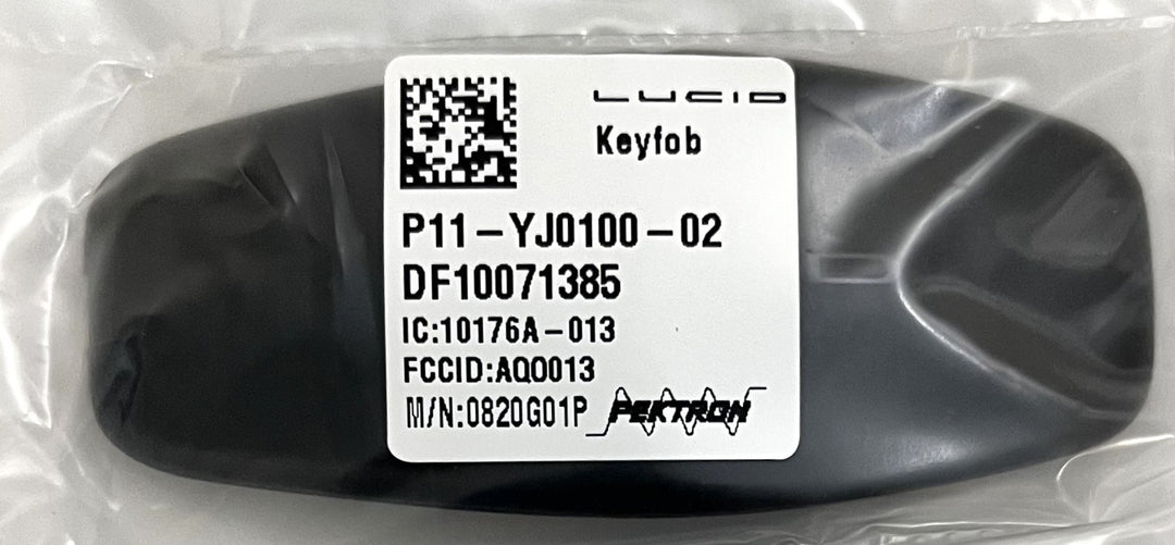 Lucid Air Keyfob P11-YJ0100-02
Compact, sleek design for convenient remote access.