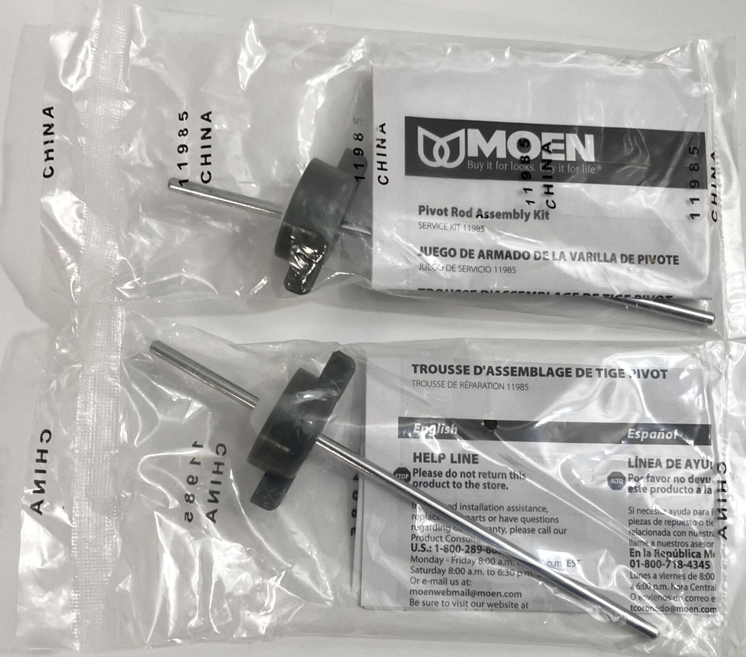 Moen 11985 Replacement Pivot Rod for 50/50 Bathroom Drain Assembly (2-Pack)