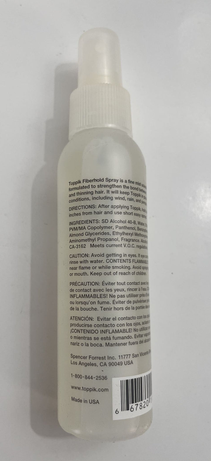 Toppik Aerosol Fiberhold Spray - 4 ounces each New (3-Pack)