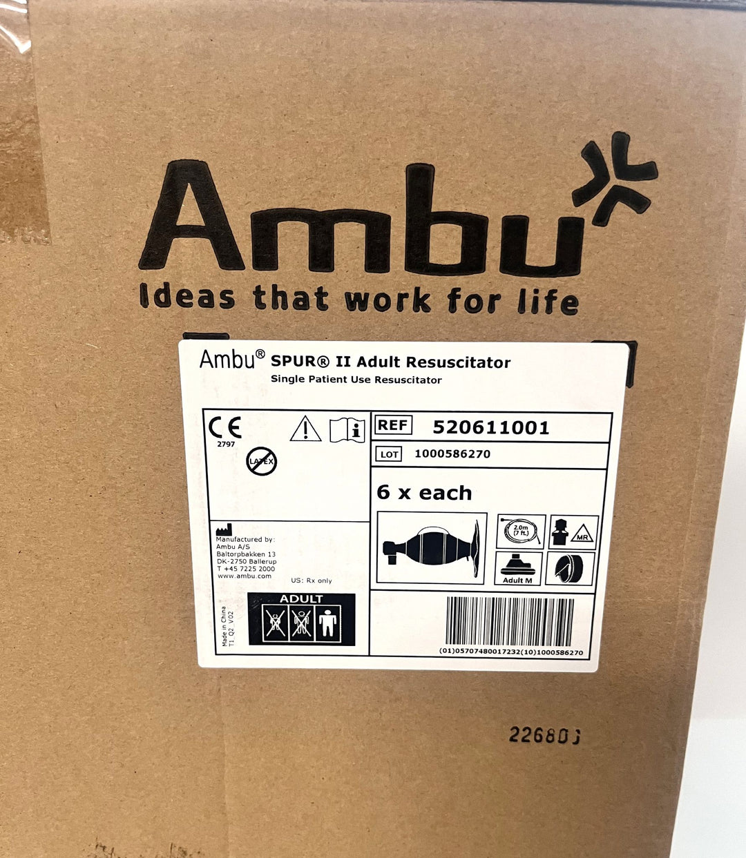 Ambu 520611001 SPUR II Adult Resuscitator