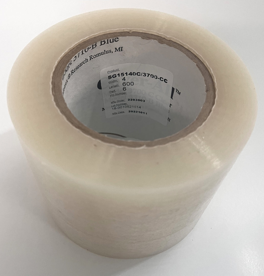 Pinnacle 3700-C Cover-All Clear Adhesive 4"x6" 1200/Roll (2-Pack)