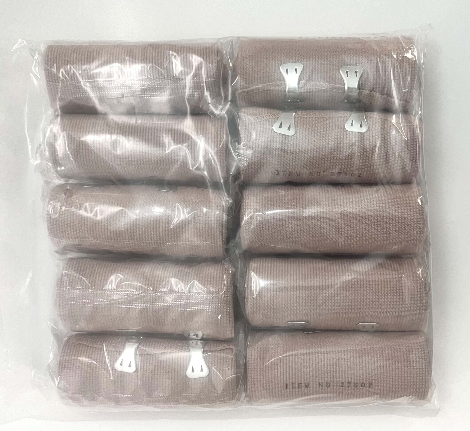 ADI Medical Elastic Bandage 4" x 5 Yds, 10-Pack, latex-free rolls.