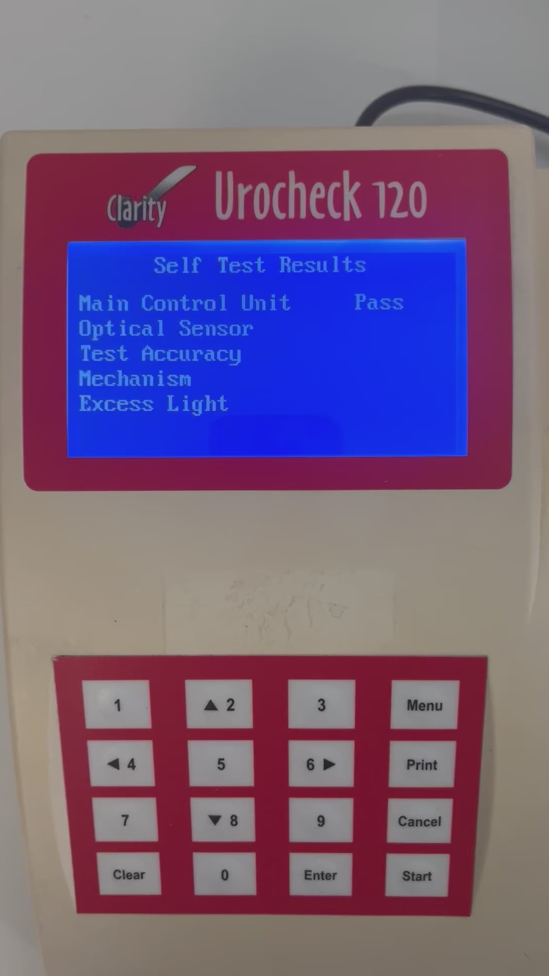 Clarity Urocheck 120 Urine Analyzer