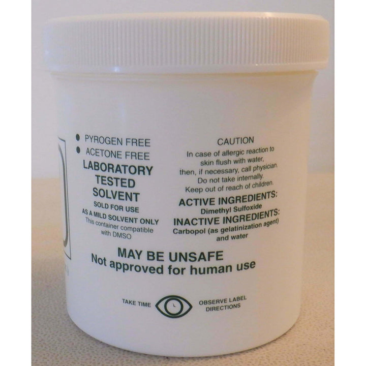 DMSO Dimethyl Sulfoxide 16 oz / 1 LB Gel