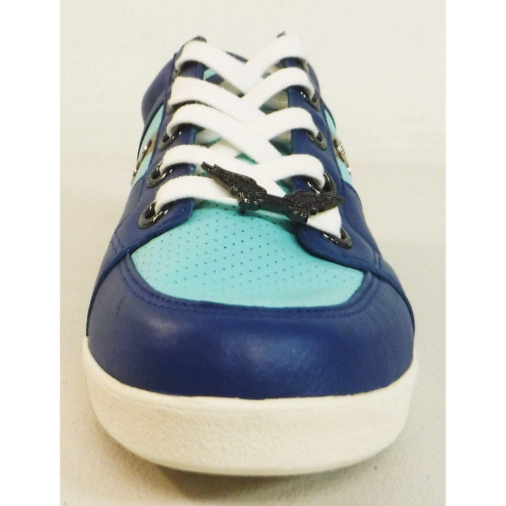 Robin's Jean Maddox men's fashion sneakers in size 11, featuring a sleek design with metallic accents and durable rubber sole.