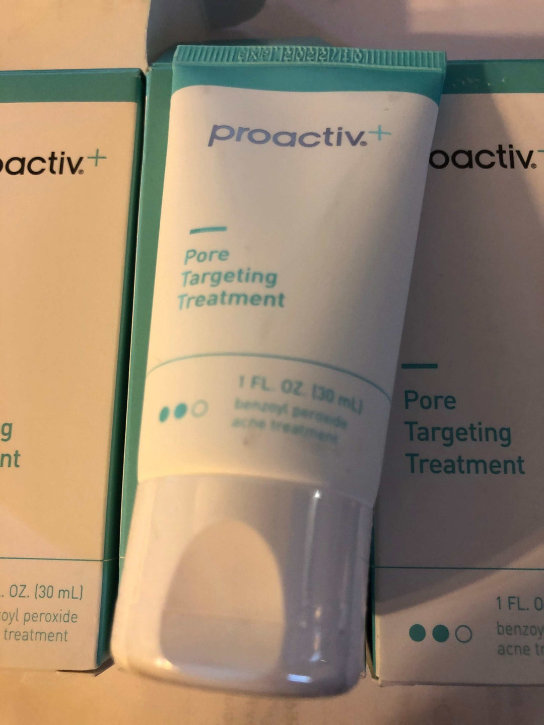 3 pcs Proactiv+ Pore Targeting Treatment, 1 Fl oz each: Effective acne treatment targeting pores. Expiration: 10/2022.