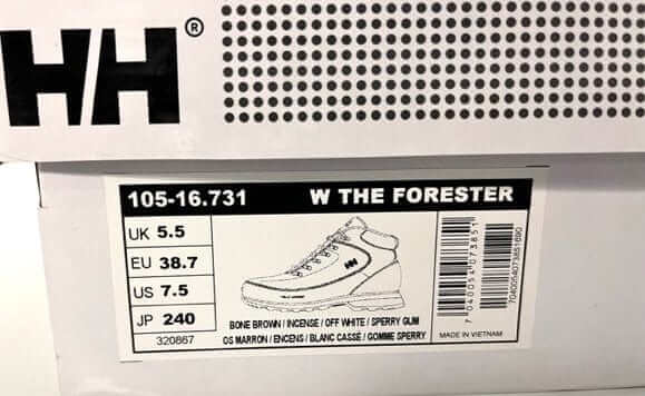 Helly Hansen 105-16.731 Women's The Forester Waterproof Boots, Bone Brown/Incense/Off White/Sperry Gum 7.5 / Bone Brown/Incense/Off White/Sperry Gum