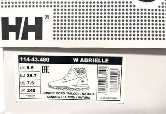 Helly Hansen 114-43.480 Women's Abrielle, Bungee Cord/Falcon/Natura 7.5 / Bungee Cord/Falcon/Natura