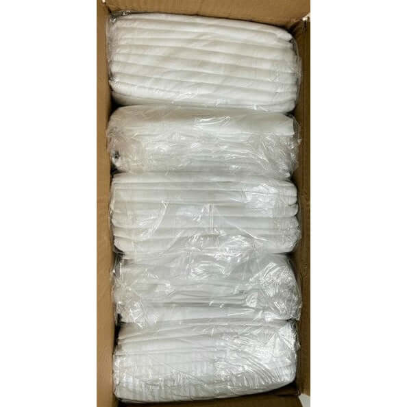 AMD Ritmed A8044 X-Large White Laboratory Coat, fluid-resistant with snap closure (50/Case).