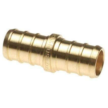 Apollo PEX 1/2" x 1/2" Brass Coupling (10-Pack)