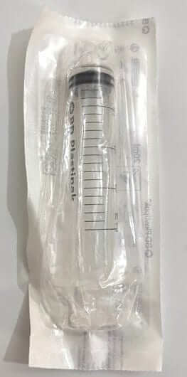 Box of 120 Plastipak 20mL Luer syringes, sterile with clear markings. Ref# 300613.
