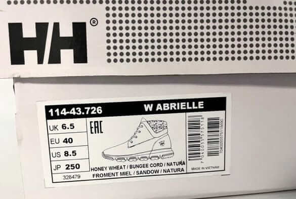 Helly Hansen 114-43.726 W Abrielle, Sz 8.5, Honey Wheat/Bungee Cord/Natura