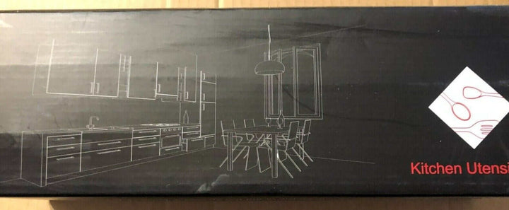 Kinfayv Silicone Cooking Utensils Kitchen Utensil Set, 21 PCS Wooden Handle BPA