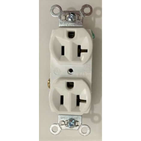 Legrand-Pass & Seymour Duplex Outlet 20-Amp 125V (3-Pack)
