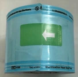 Medical Action Sterilization Pouch 3" x 100' 410S (8/Case)