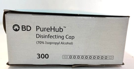 PureHub 306597 Disinfecting Cap (300-Pack) ensures sterile protection for needleless connectors.