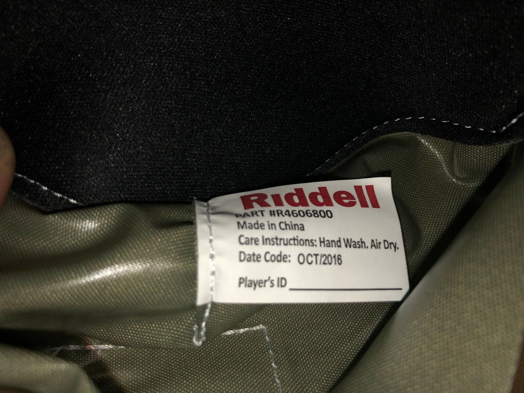 Riddell Speed CLC Front Pocket White Vinyl (R4606800) W/ Logo