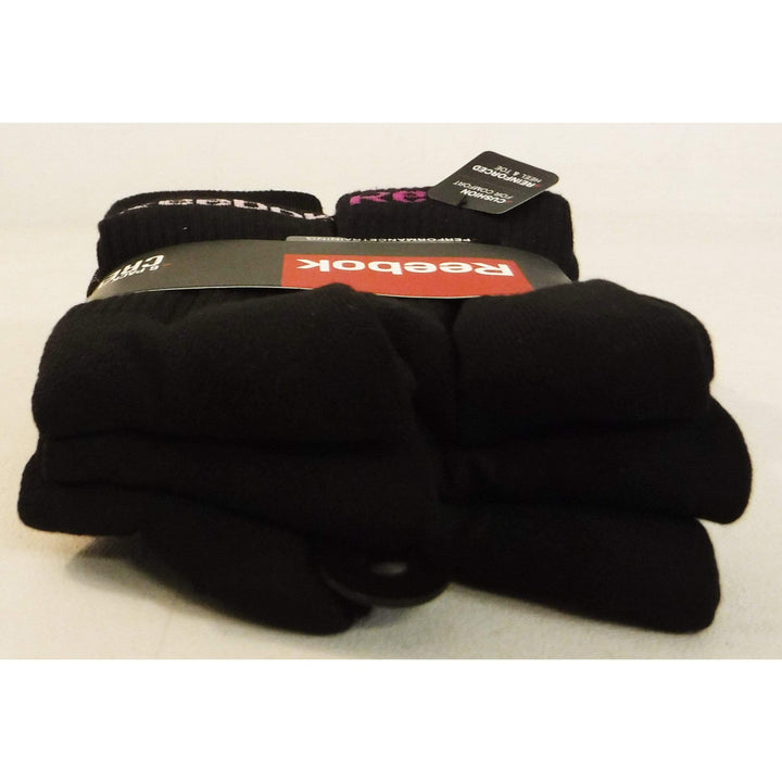 6-Pack Ladies Crew Performance Socks, Shoe Size 4-10
