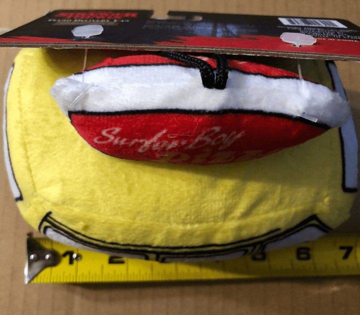 Stranger Things Surfer Boy Pizza Van Plush Dog Toy Squeakers