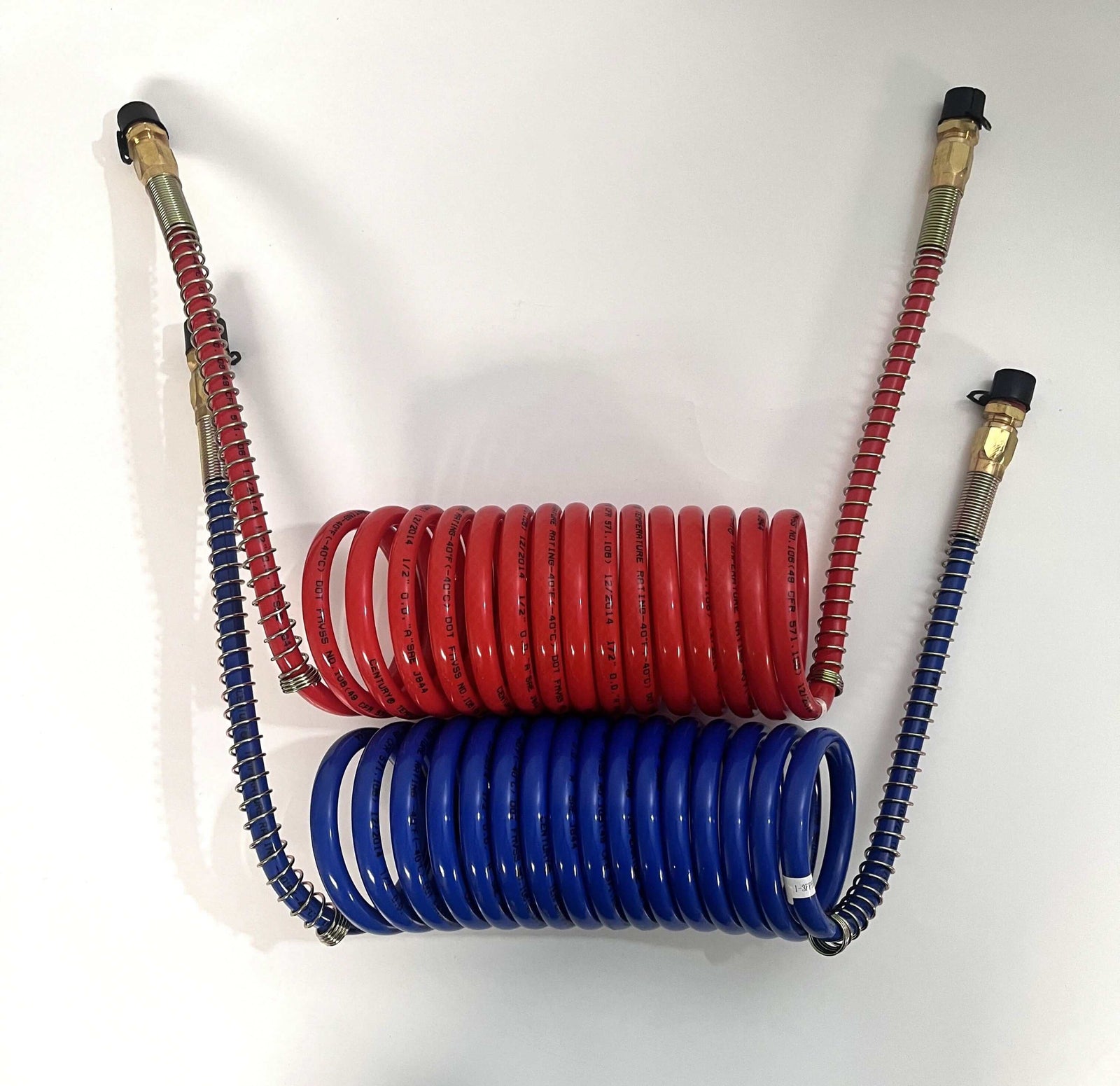 15' Truck & Trailer Brake Hose Set, durable, high-quality hoses for truck and trailer brakes.