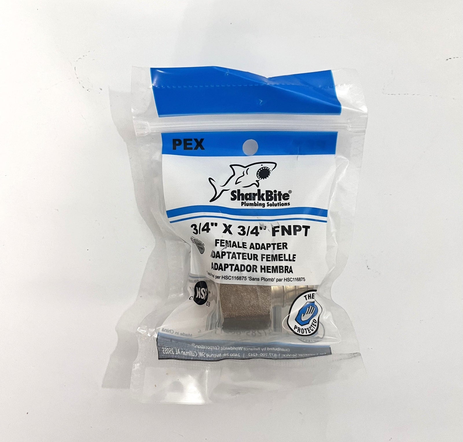 SharkBite UC088LF 3/4" x 3/4" PEX FNPT Female Adapter 3/4" x 3/4"