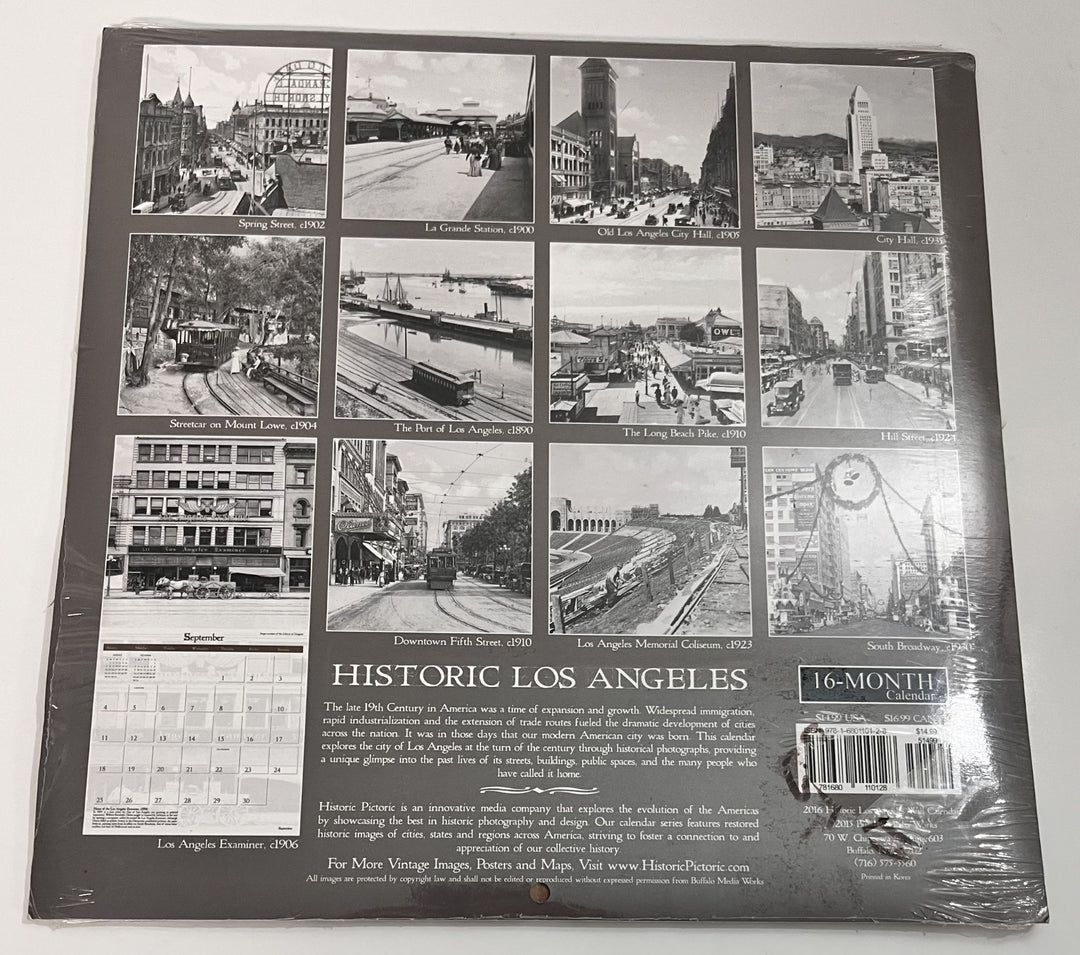 Historic Los Angeles 2016 Calendar – Vintage Photos & Landmarks