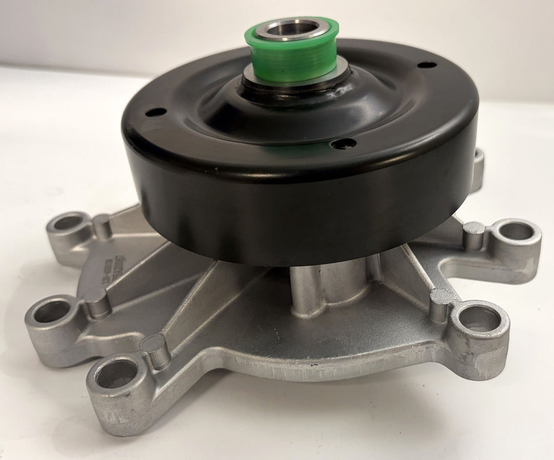 NAPA engine water pump featuring a metal impeller and durable construction, designed for automotive cooling systems compatible with Jeep and Dodge models.