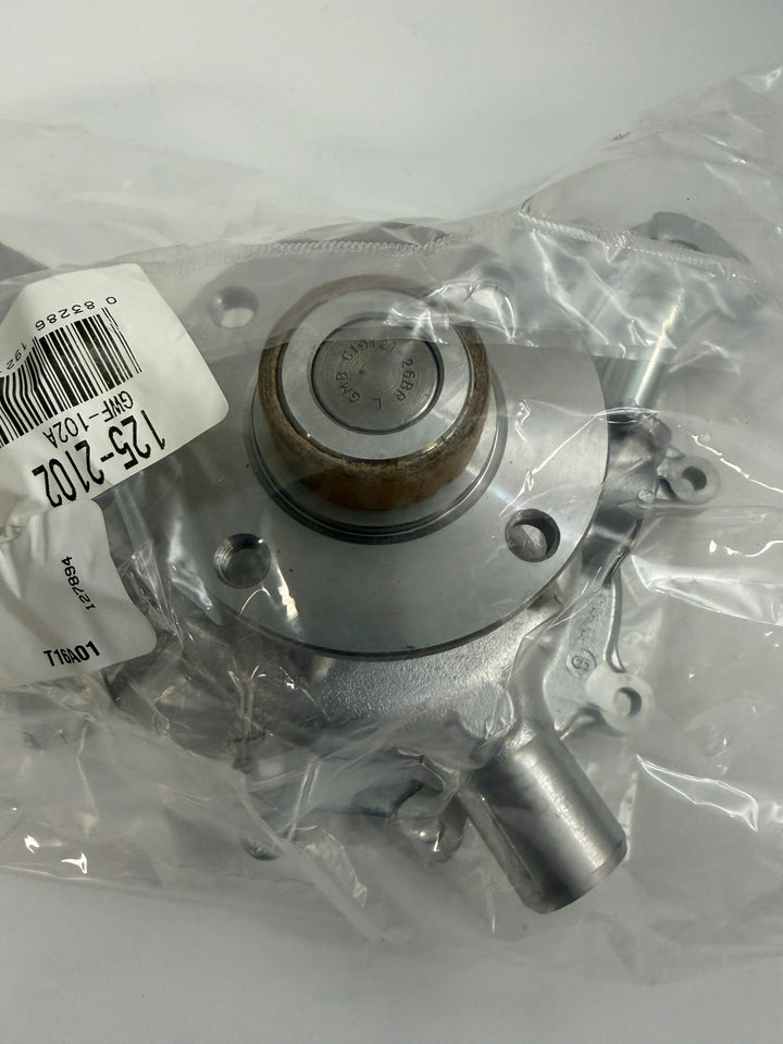 NAPA engine water pump for 4.0L V6 Ford Explorer and Ranger, packaged in clear plastic with visible mounting flange and impeller housing.