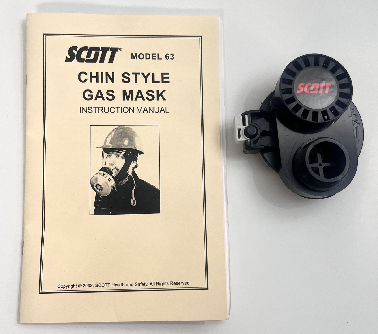 Scott Chin Style Mask Model 63 Respirator 804058-01