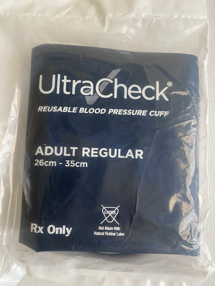Ultracheck Nylon Reusable BP Cuff Adult Regular 26CM - 35CM Single Tube