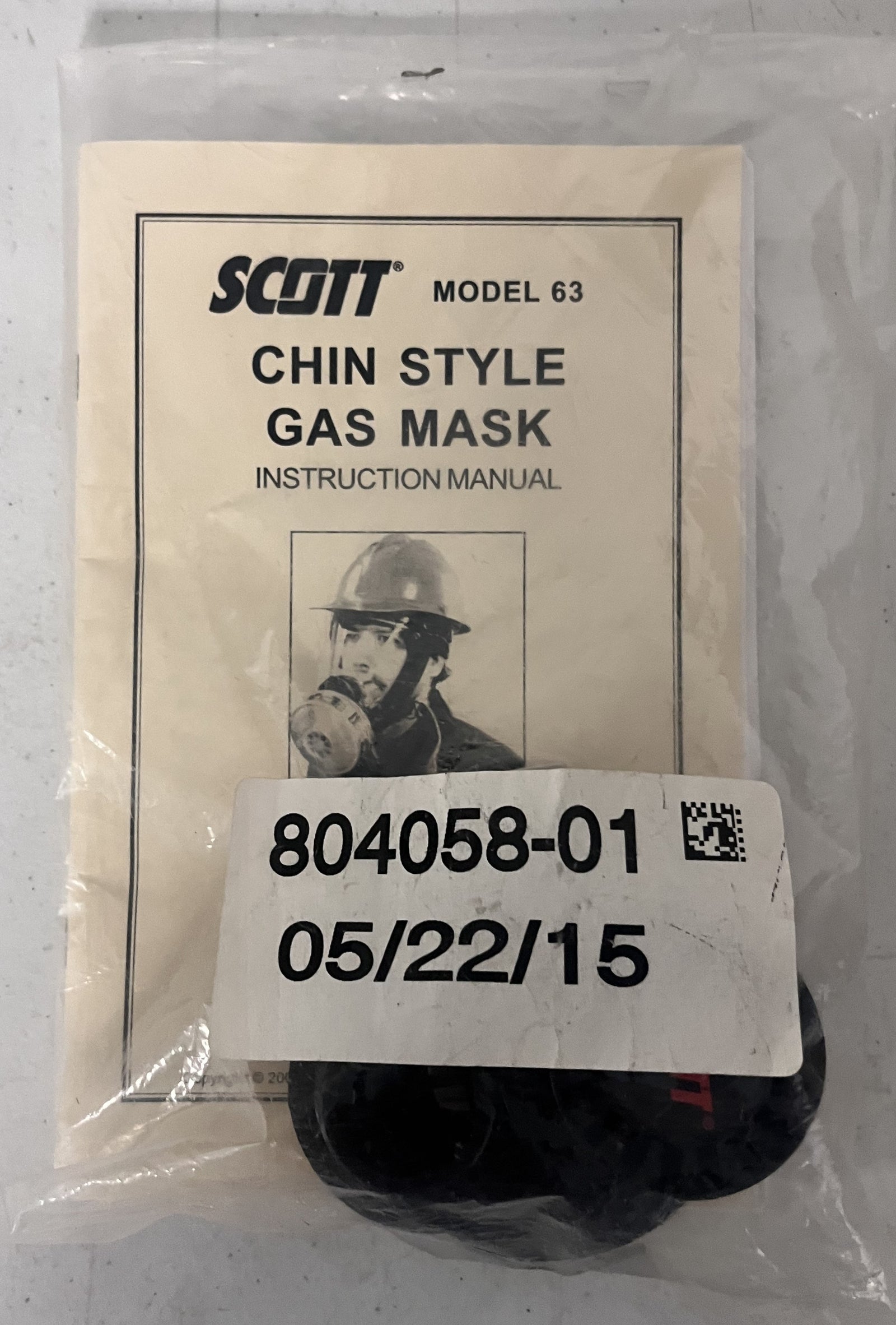 Scott Chin Style Mask Model 63 Respirator 804058-01
