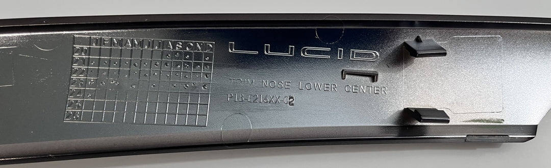 Lucid Air Lower Center Nose Trim Piece PIB-E216XX-02 OEM Replacement