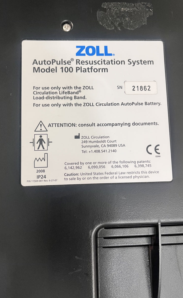 ZOLL AutoPulse Automated Resuscitation System Model 100 | No Battery | As-Is